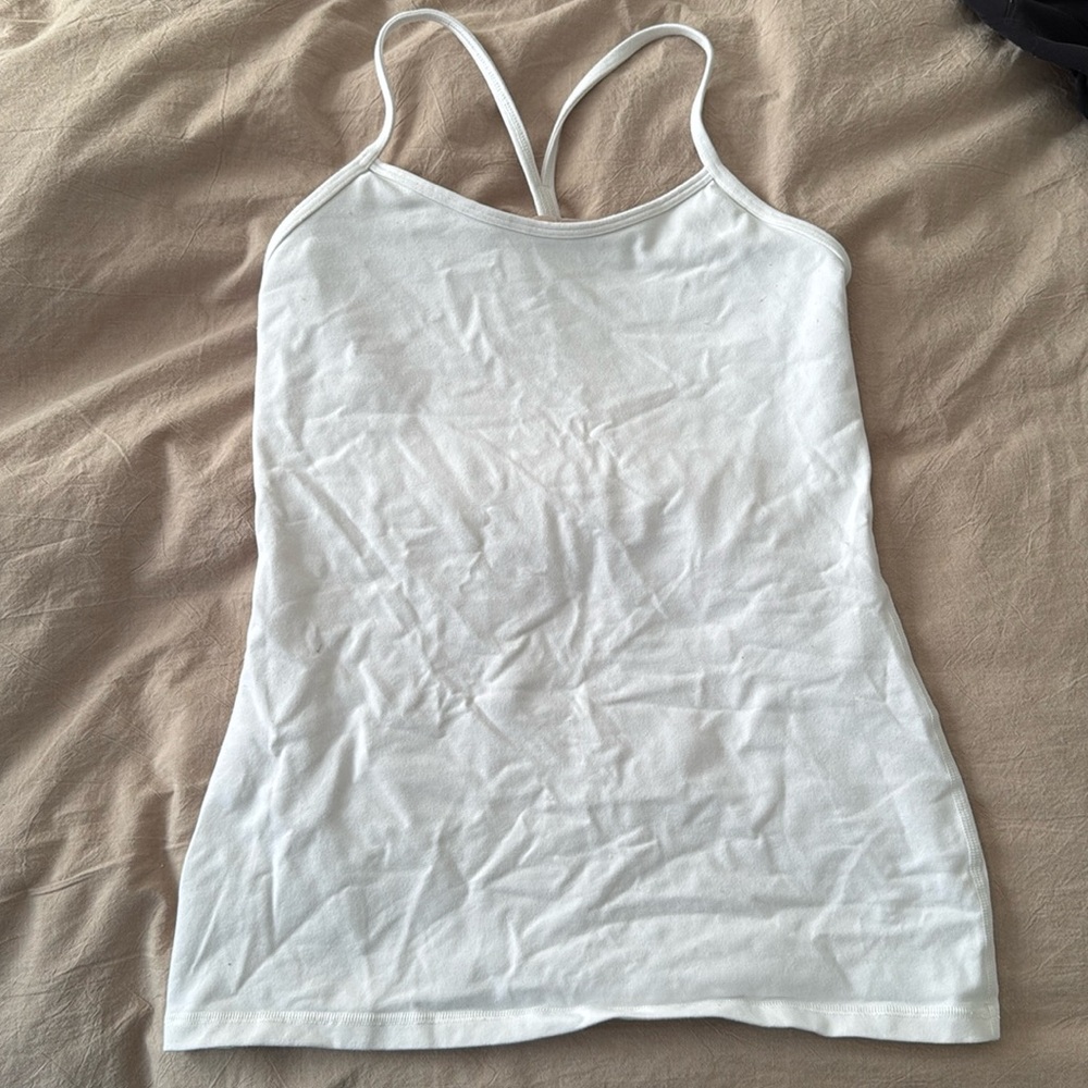 Lululemon white power Y size 8